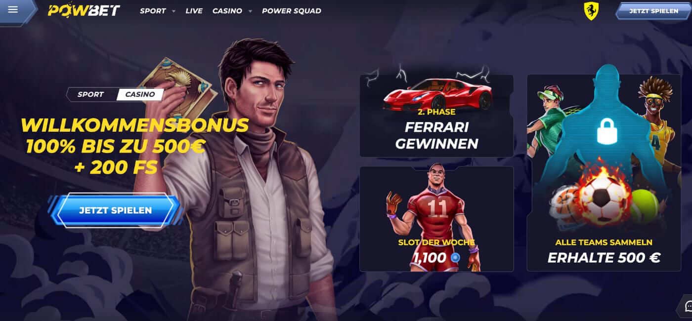 Powbet Wetten